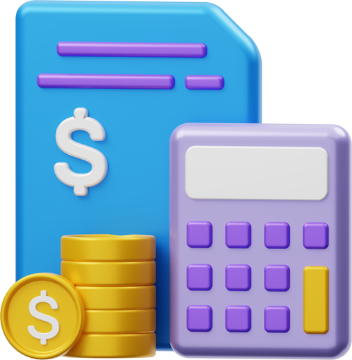 Budget 3D Icon